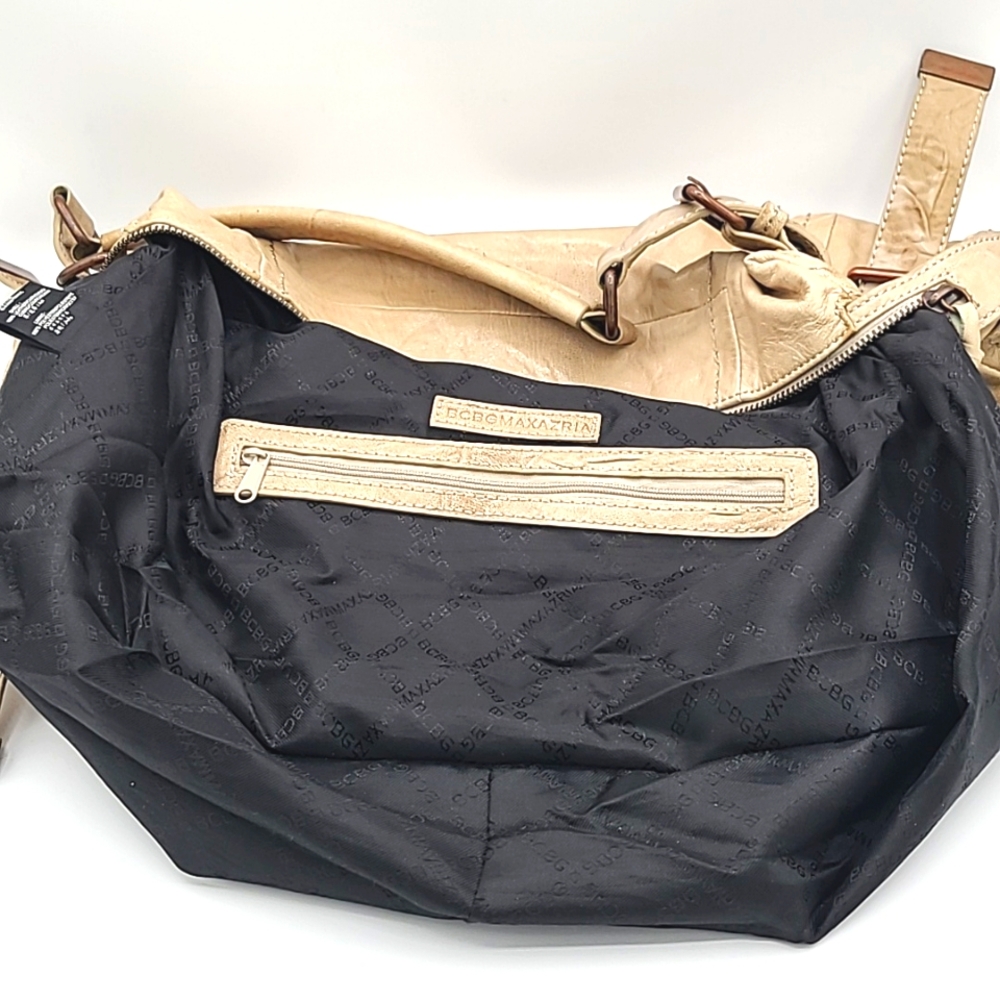 BCBGMaxAzria Tan Leather Handbag - Picture 8 of 11